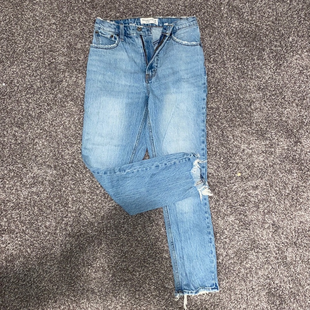 Skinny high rise jeans